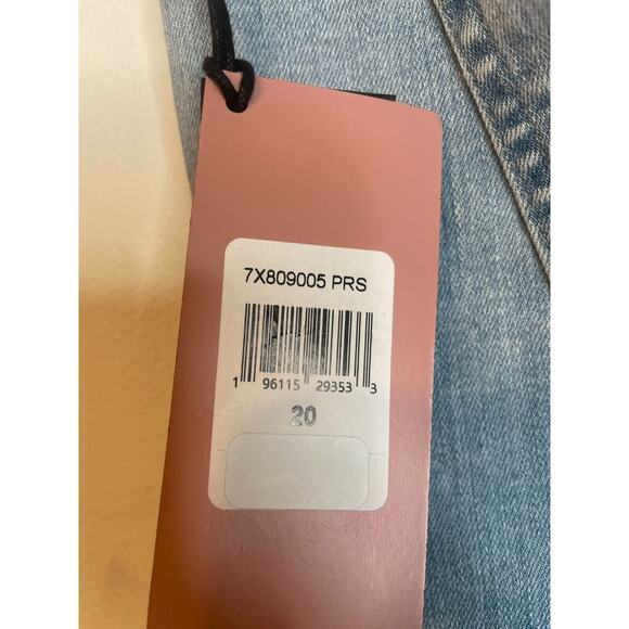 Jen7 Womens Denim High Rise Cropped Skinny Jeans Light Wash Pockets Size 20 Blue - Picture 8 of 8